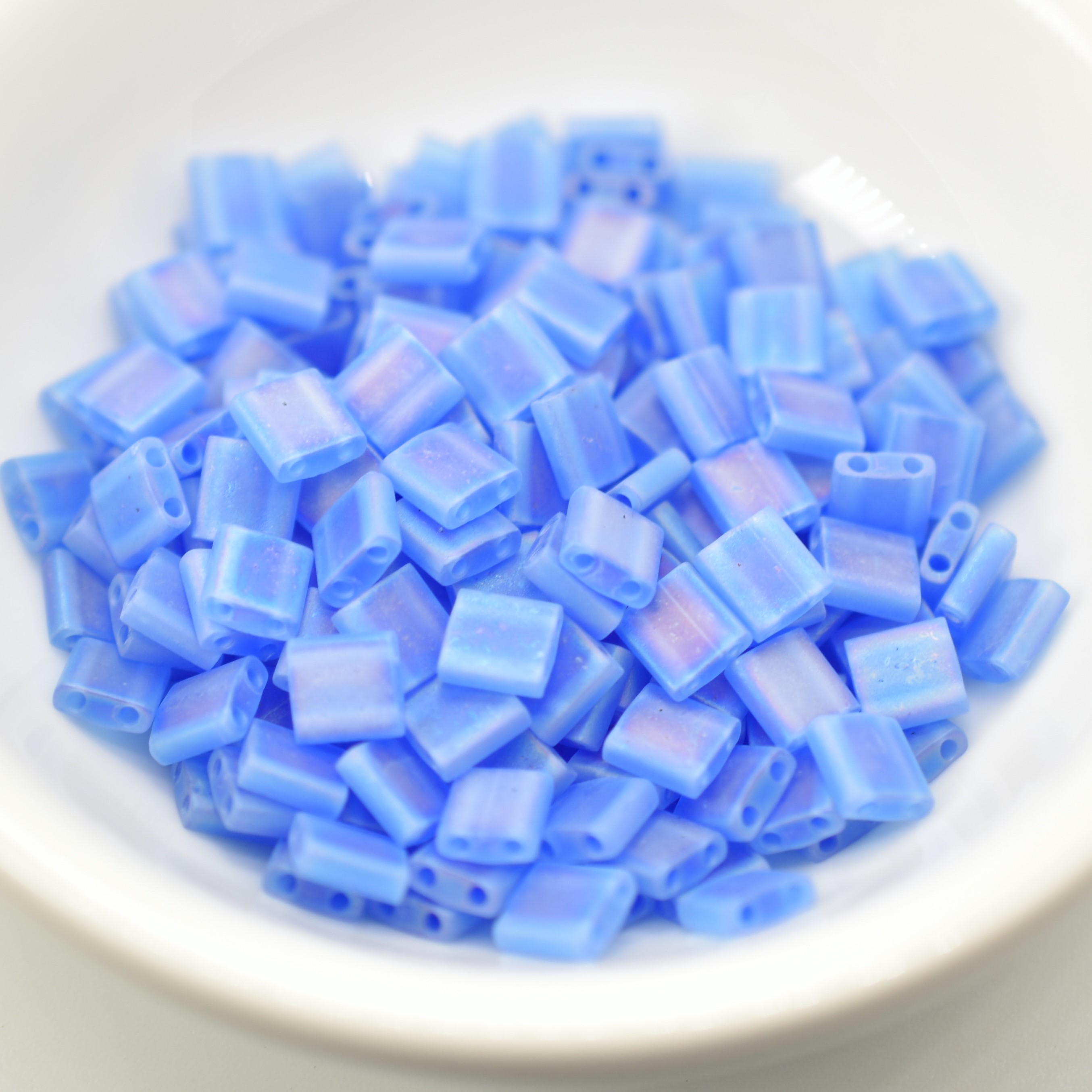 Tila 5 grams 5mm Miyuki Bead - Matte Transparent AB, Blues, Greens, Choose Color - Picture 7 of 13