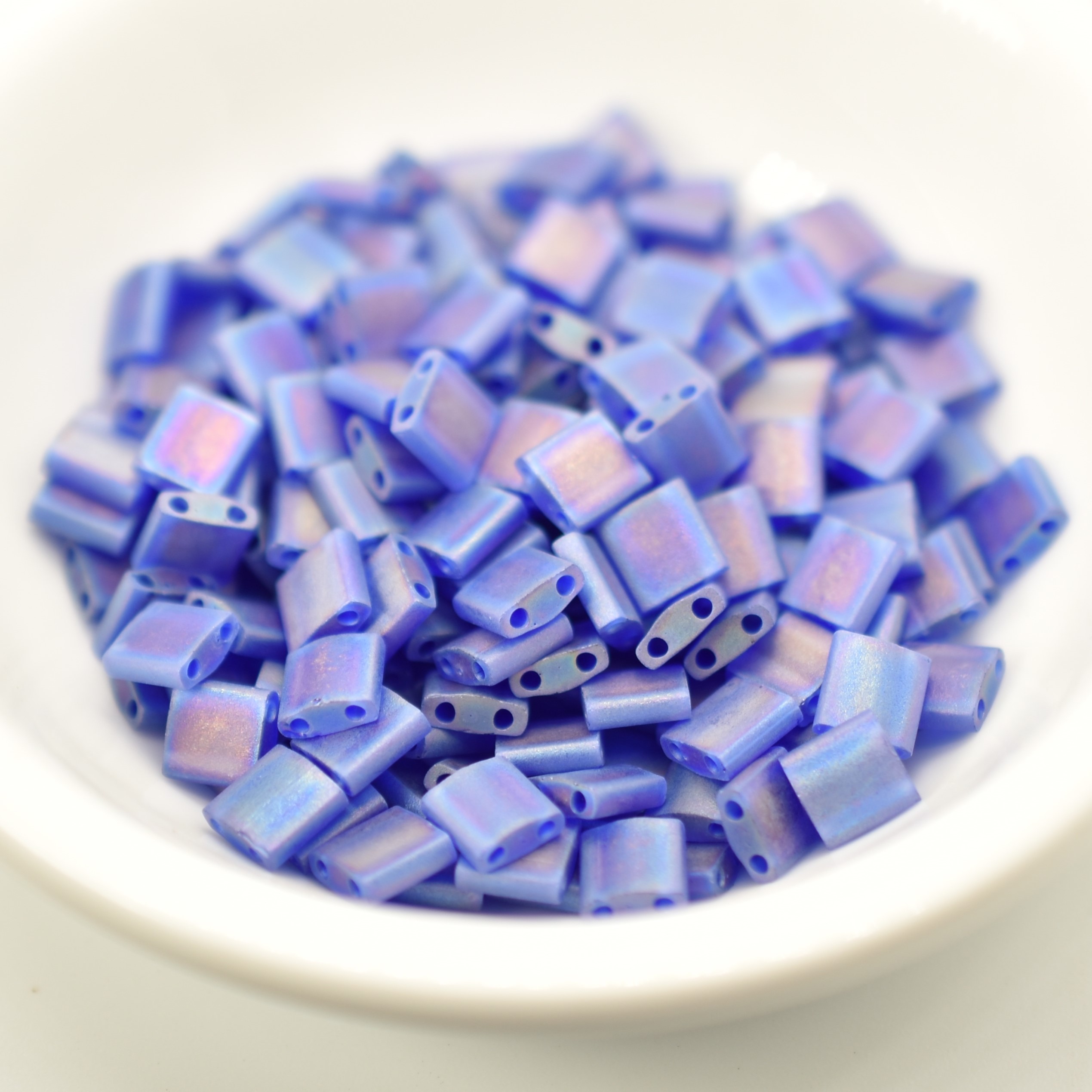 Tila 5 grams 5mm Miyuki Bead - Matte Transparent AB, Blues, Greens, Choose Color - Picture 8 of 13