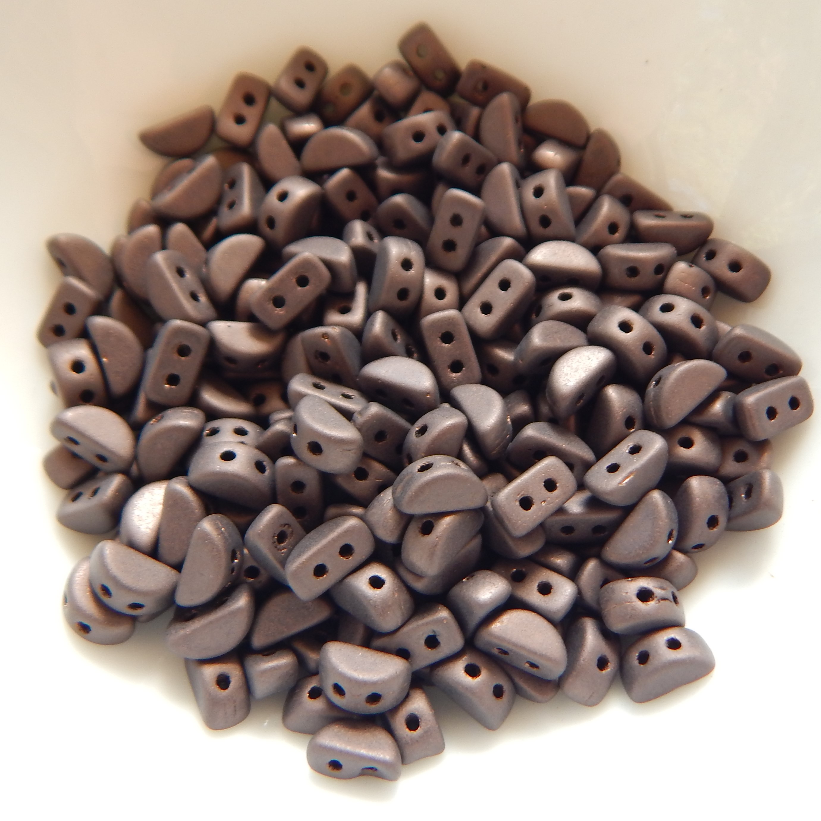 KOS® PAR PUCA® (50 Beads) -Choose Color- 6x3mm 2-hole - Picture 23 of 37