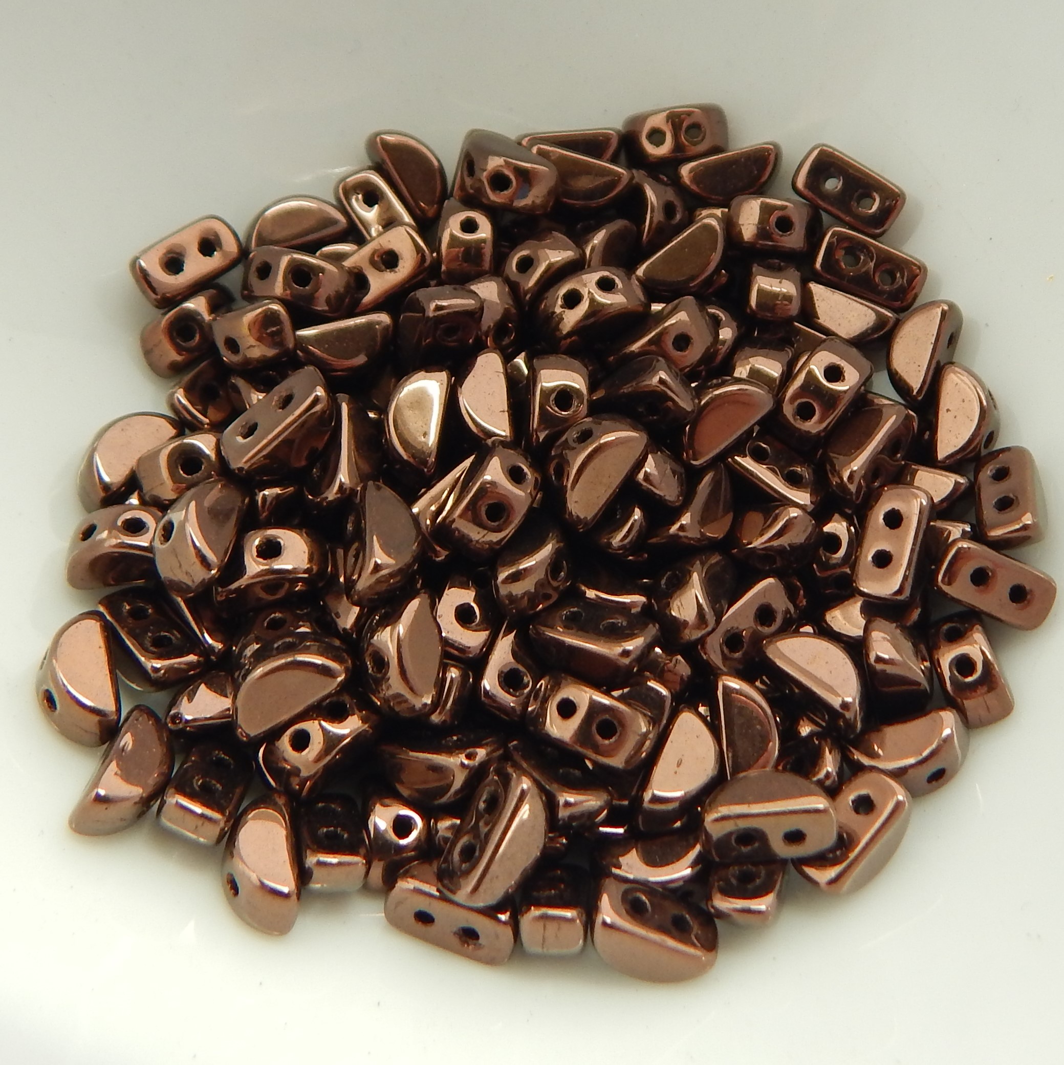 KOS® PAR PUCA® (50 Beads) -Choose Color- 6x3mm 2-hole - Picture 3 of 37