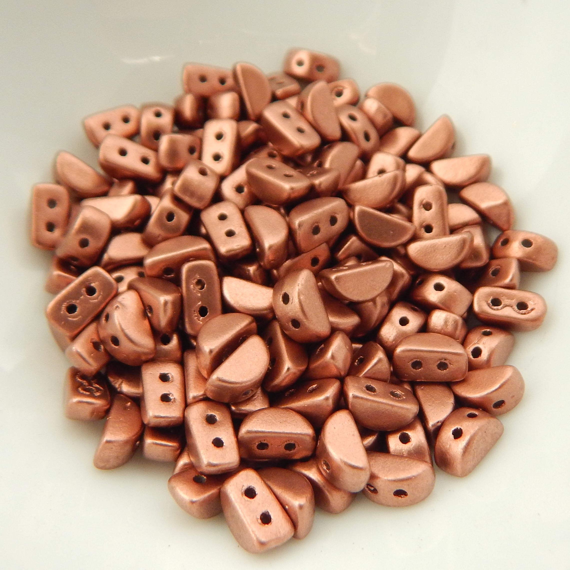 KOS® PAR PUCA® (50 Beads) -Choose Color- 6x3mm 2-hole - Picture 5 of 37