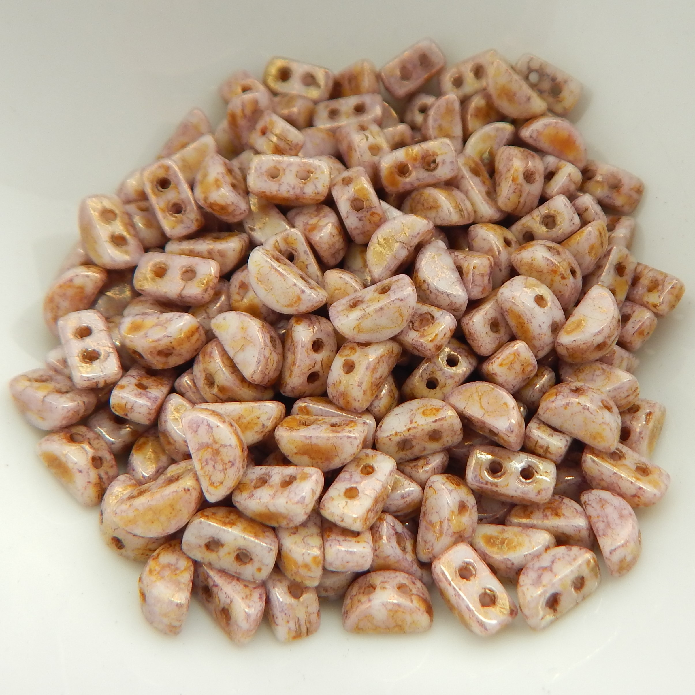 KOS® PAR PUCA® (50 Beads) -Choose Color- 6x3mm 2-hole - Picture 11 of 37