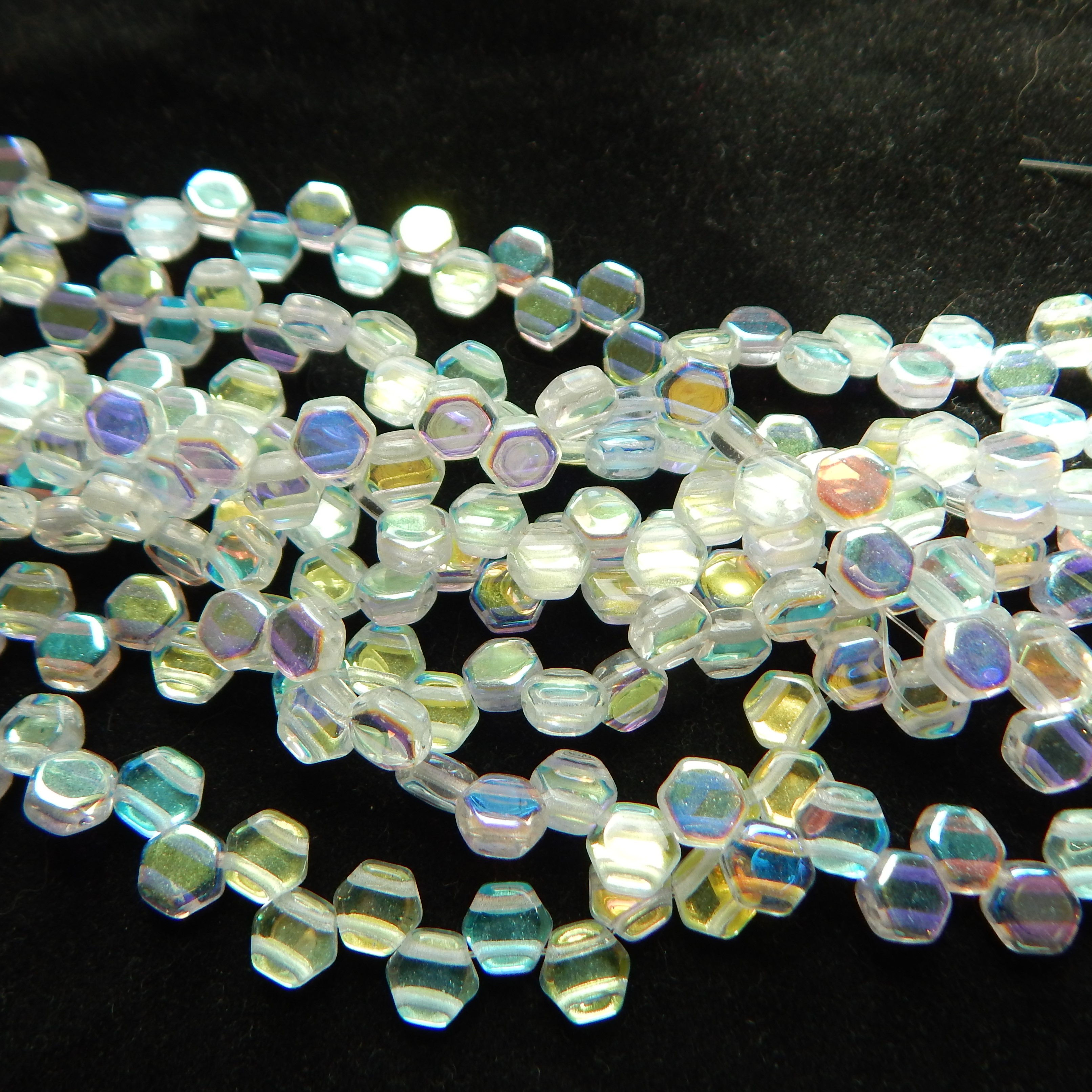 Two Hole Honeycomb (30 Beads) -Choose Color- Czech Glass - Picture 18 of 44