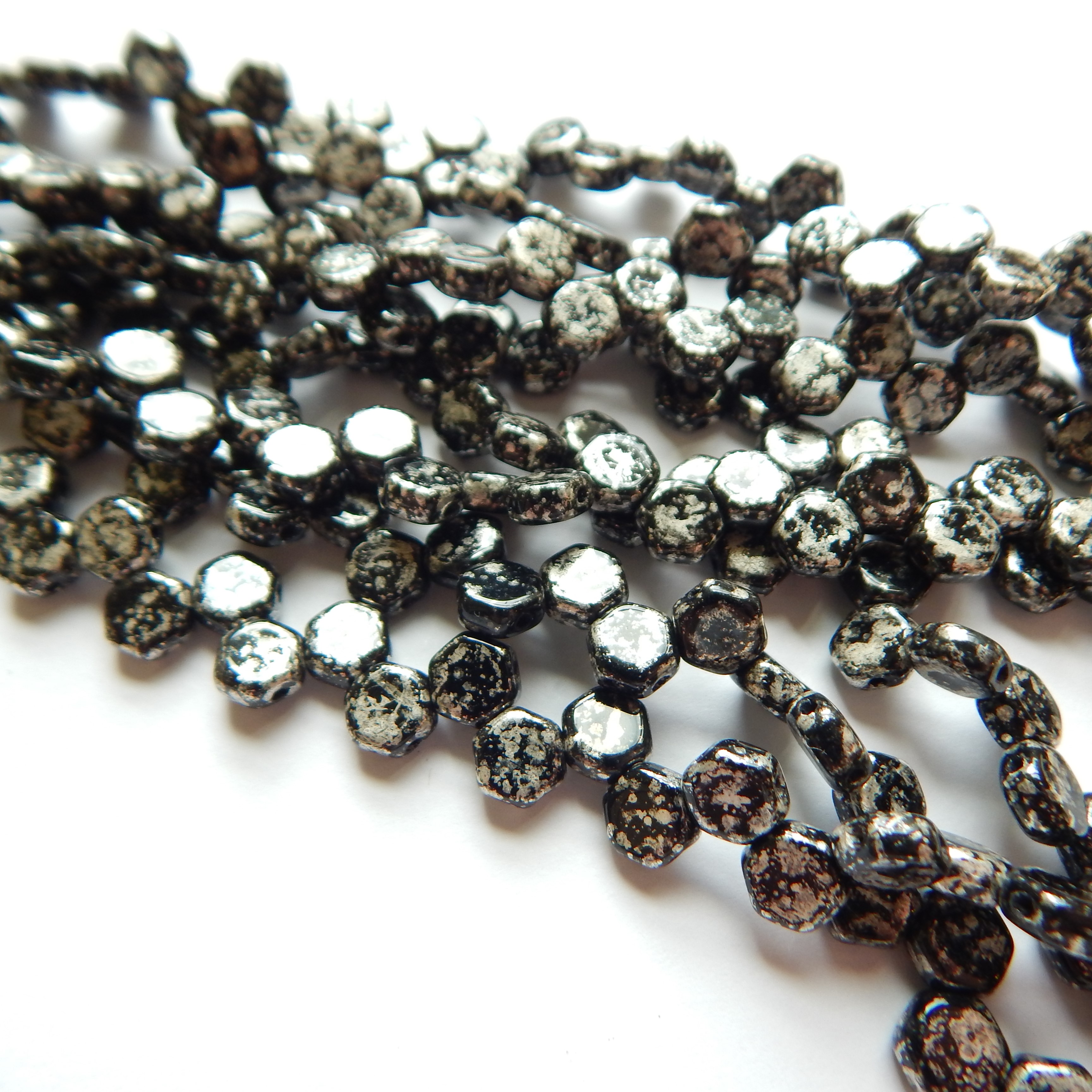 Two Hole Honeycomb (30 Beads) -Choose Color- Czech Glass - Picture 27 of 44