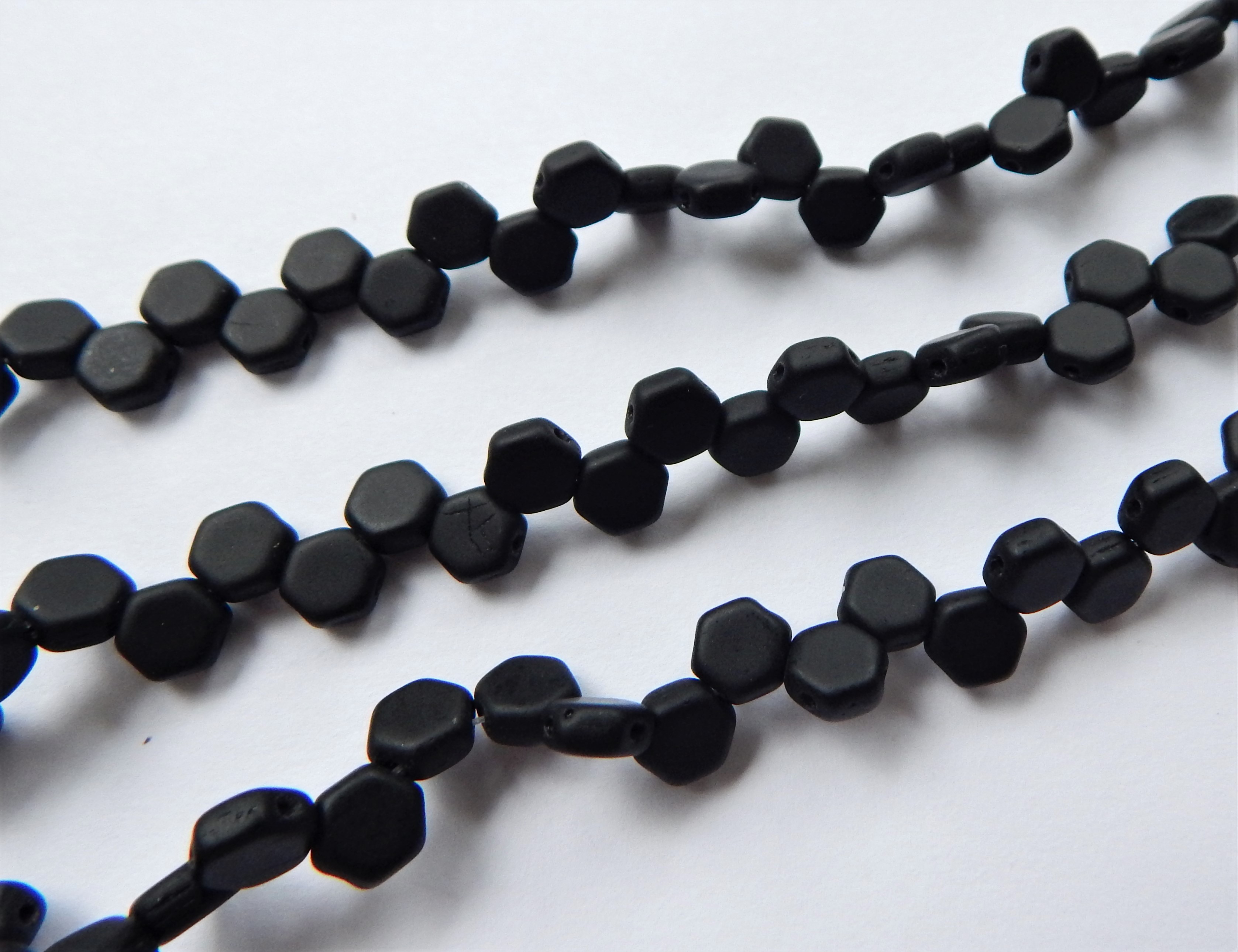 Two Hole Honeycomb (30 Beads) -Choose Color- Czech Glass - Picture 29 of 44