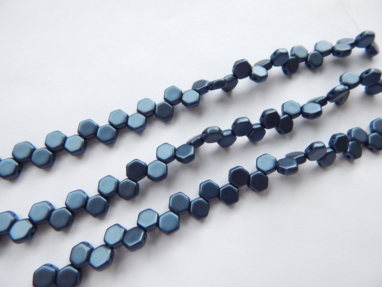 Two Hole Honeycomb (30 Beads) -Choose Color- Czech Glass - Picture 33 of 44