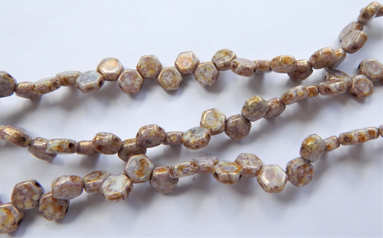 Two Hole Honeycomb (30 Beads) -Choose Color- Czech Glass - Picture 36 of 44