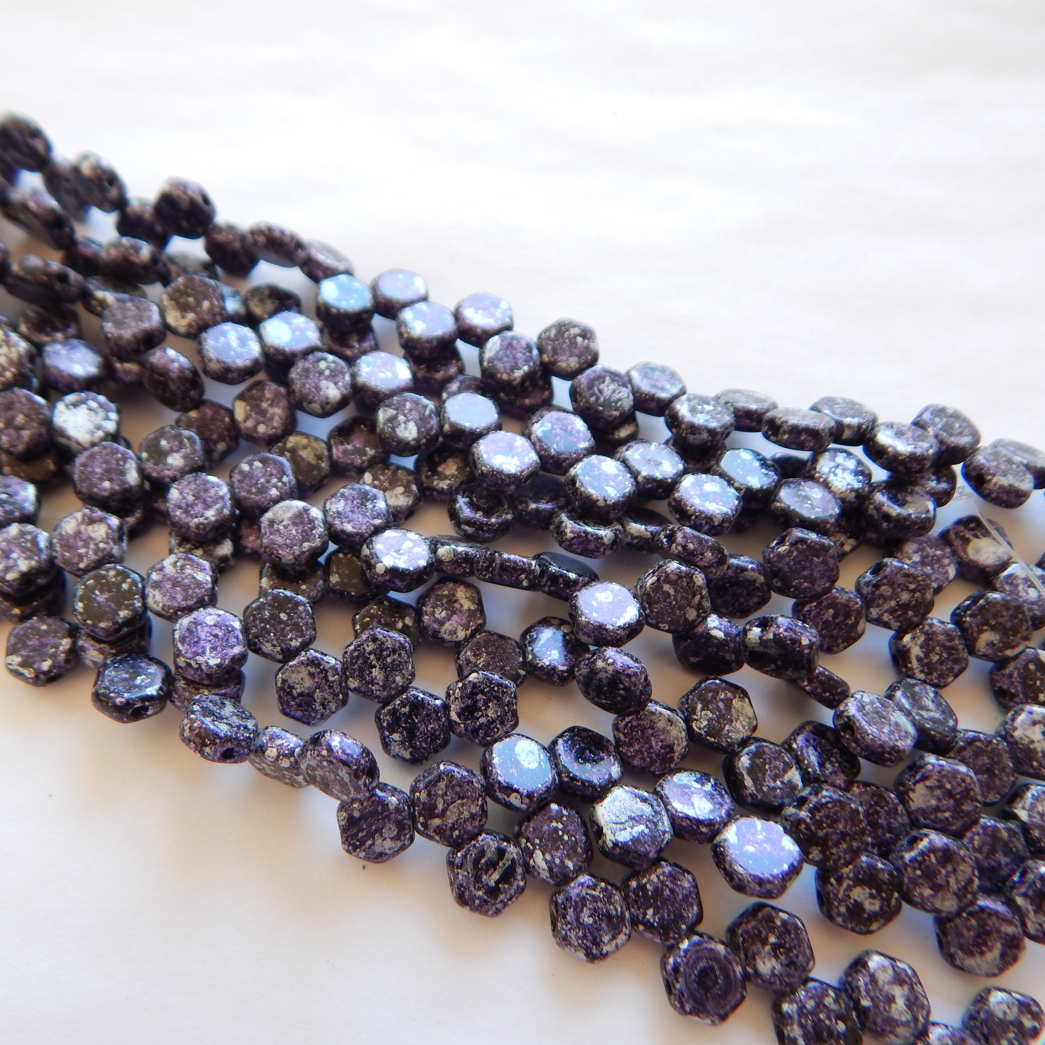 Two Hole Honeycomb (30 Beads) -Choose Color- Czech Glass - Picture 42 of 44