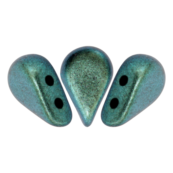 5x8mm Amos® par Puca® Two Hole Drop Shape (30 Beads) Czech Glass - Choose Color - Picture 24 of 75