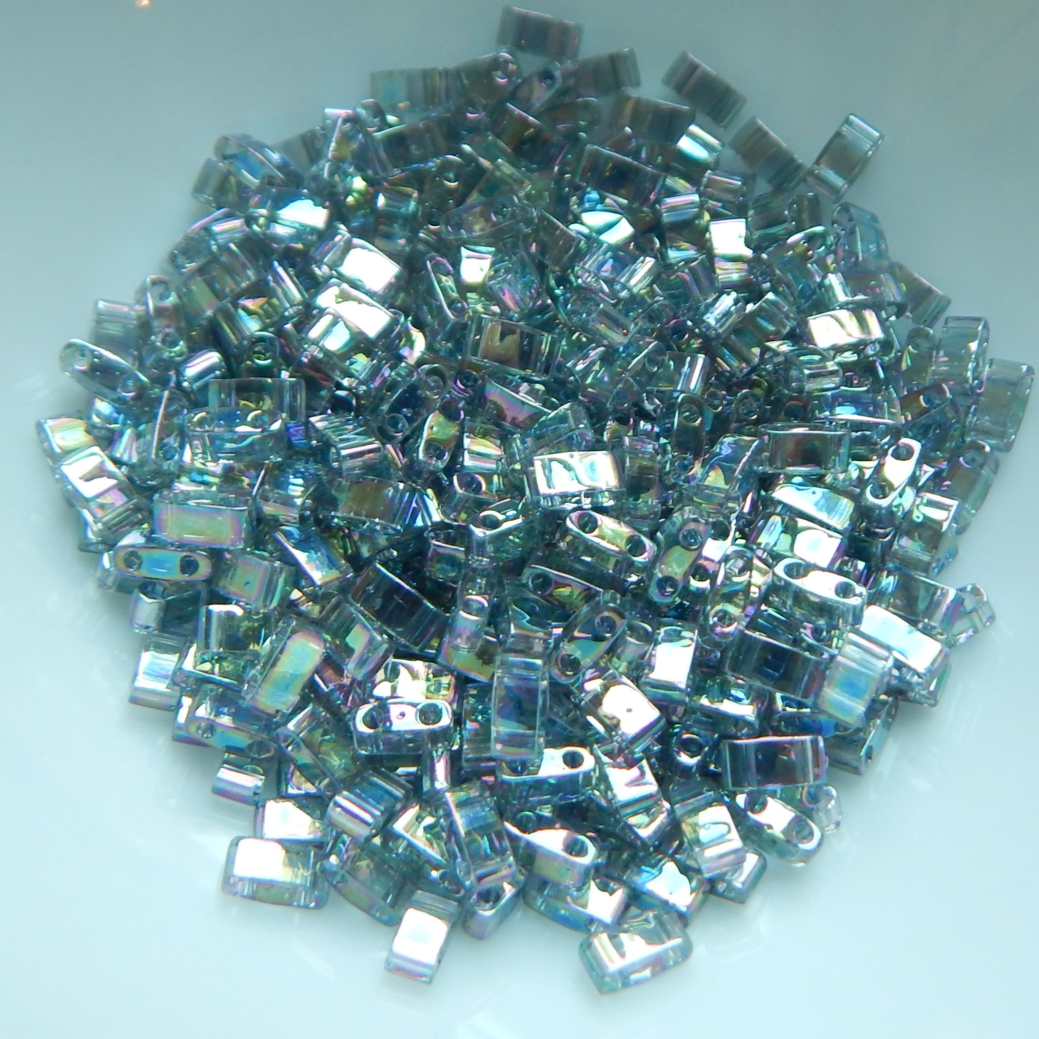 Half Tila Two Hole Beads -Choose Color- 5 Grams Miyuki Glass Beads - Picture 27 of 28