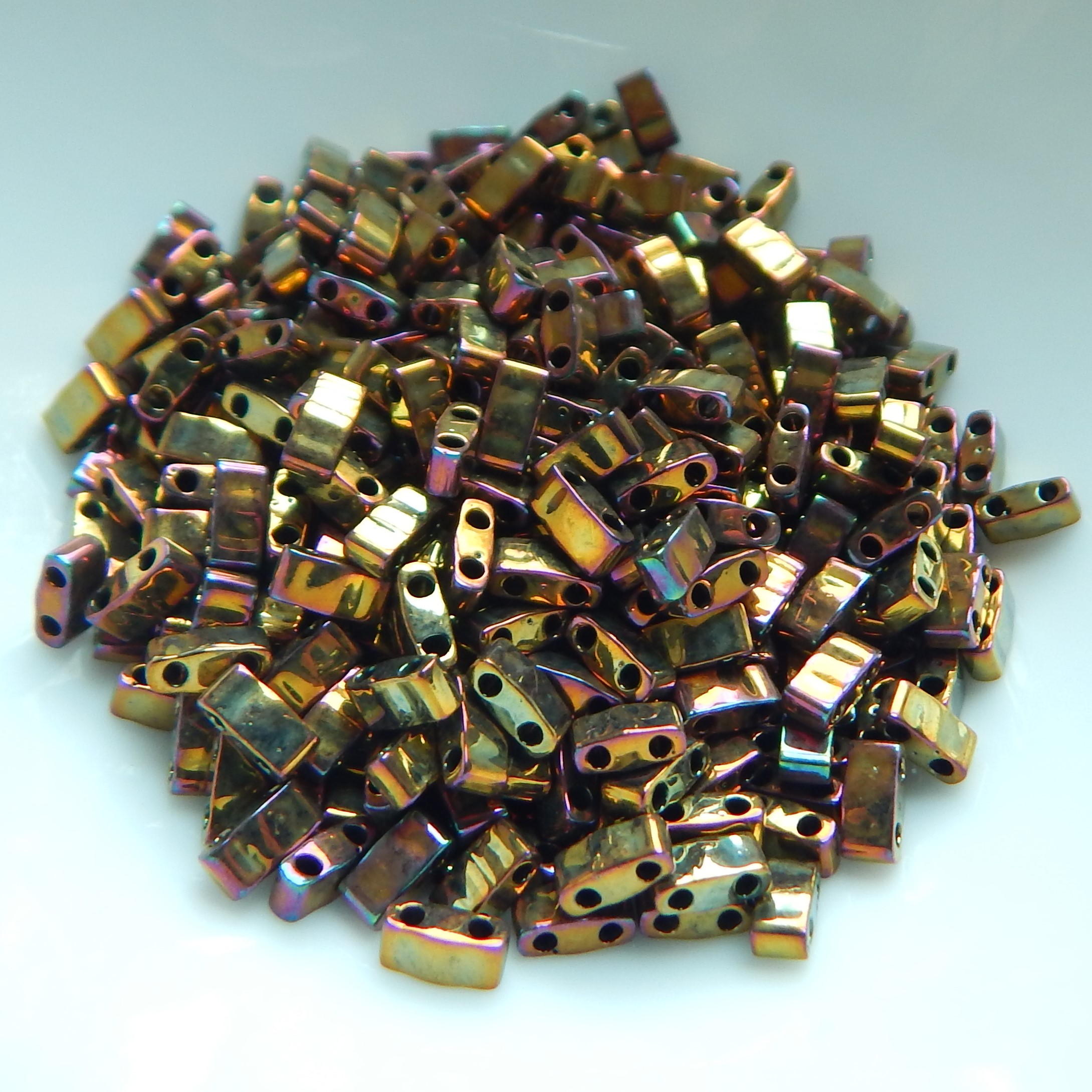Half Tila Two Hole Beads -Choose Color- 5 Grams Miyuki Glass Beads - Picture 21 of 28