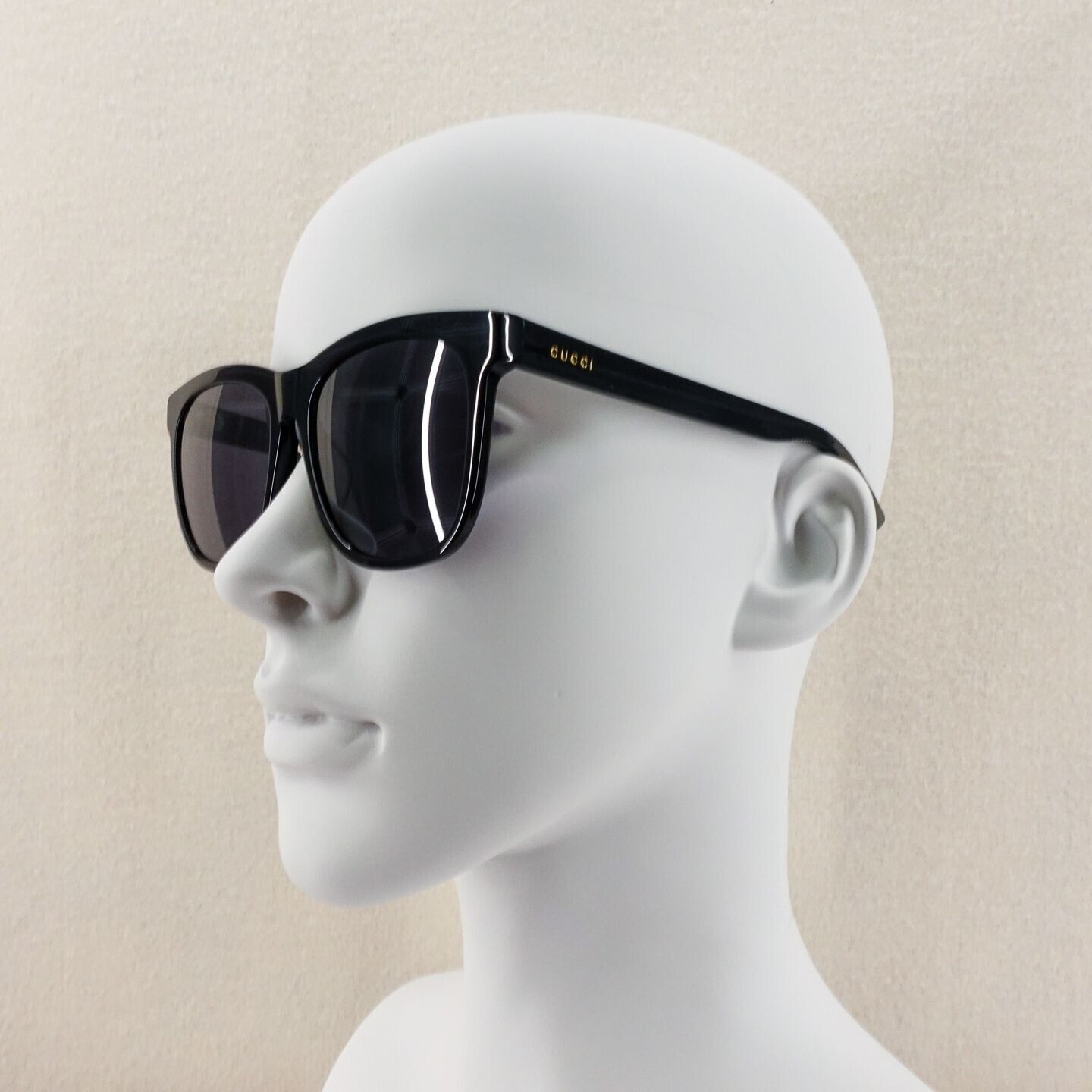 Gucci GG0057 Square Sunglasses Black Gray OS | eBay display picture 3