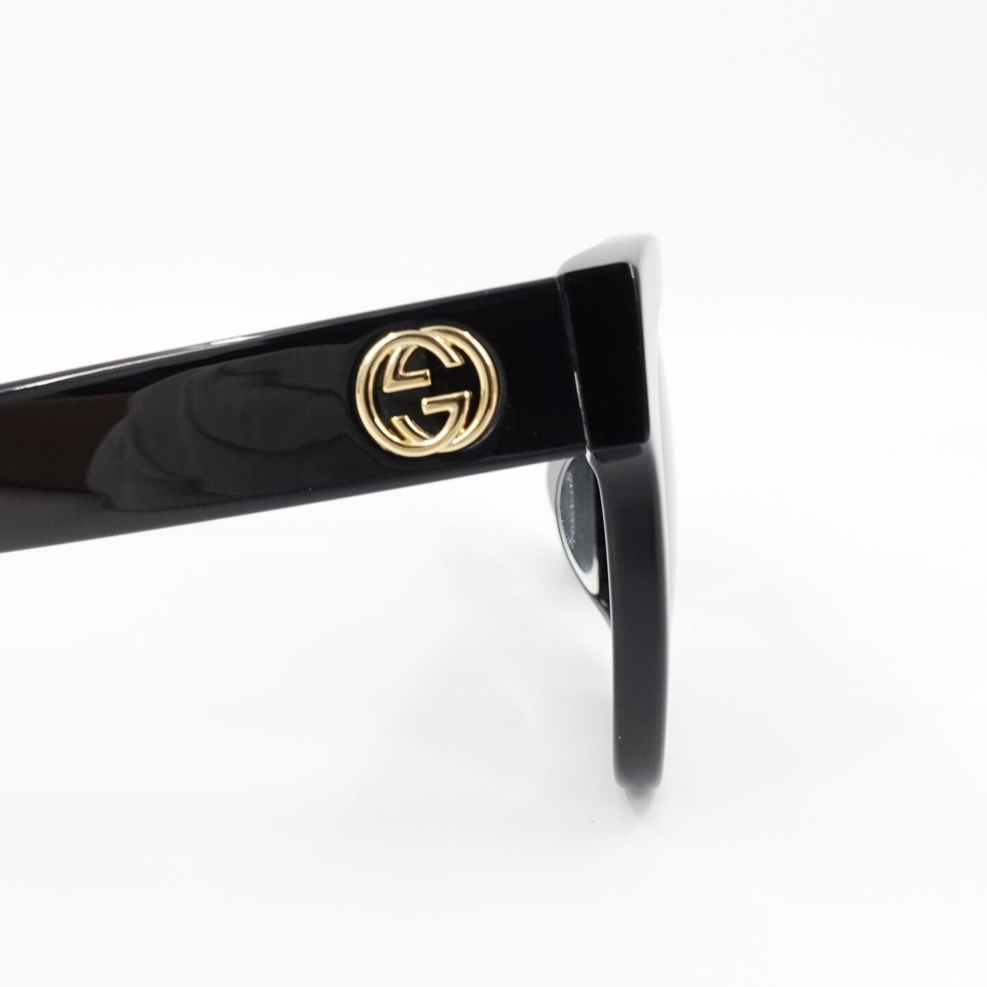 Gucci GG0034 Unisex Sunglasses Black Gray OS | eBay display picture 1