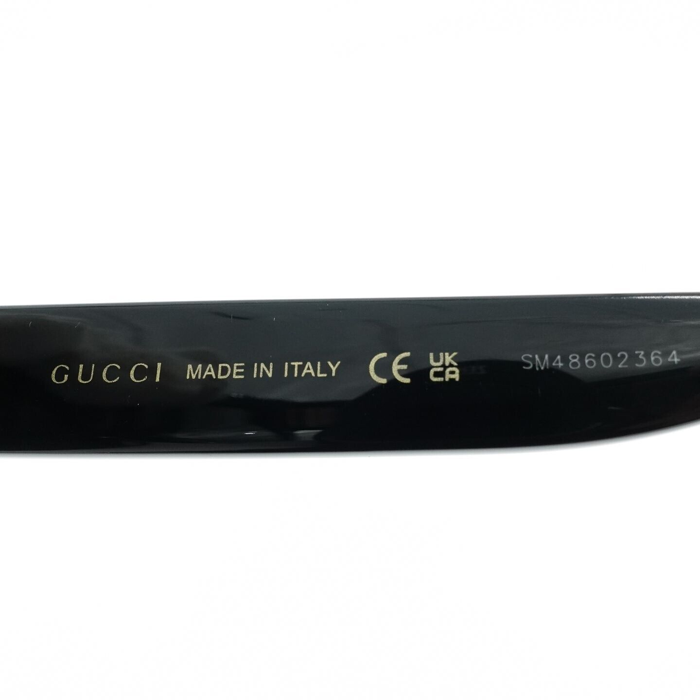 Gucci GG0034 Unisex Sunglasses Black Gray OS Gucci Gg0034Sn Sunglasses- Gradient Grey Black/ Grey main image 4