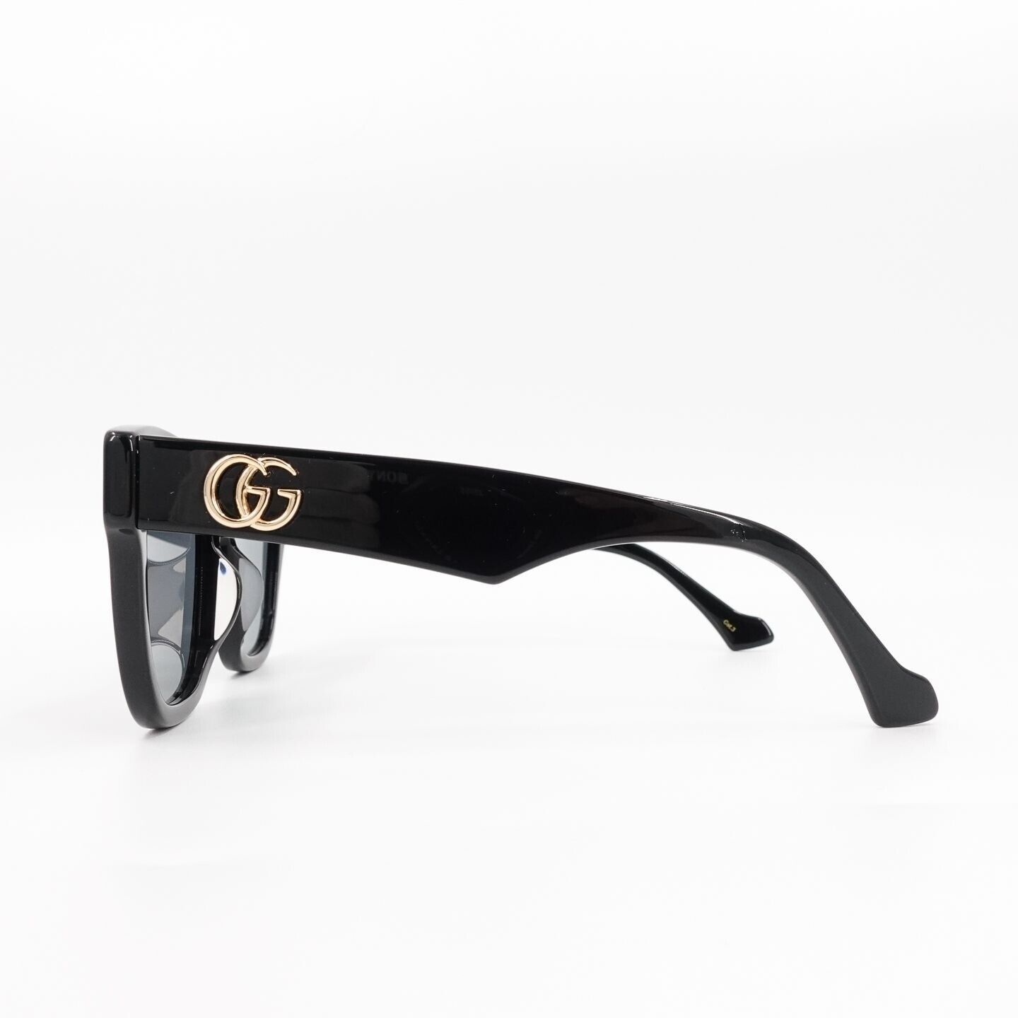 Gucci GG0998 Square Sunglasses Black Gray OS | eBay