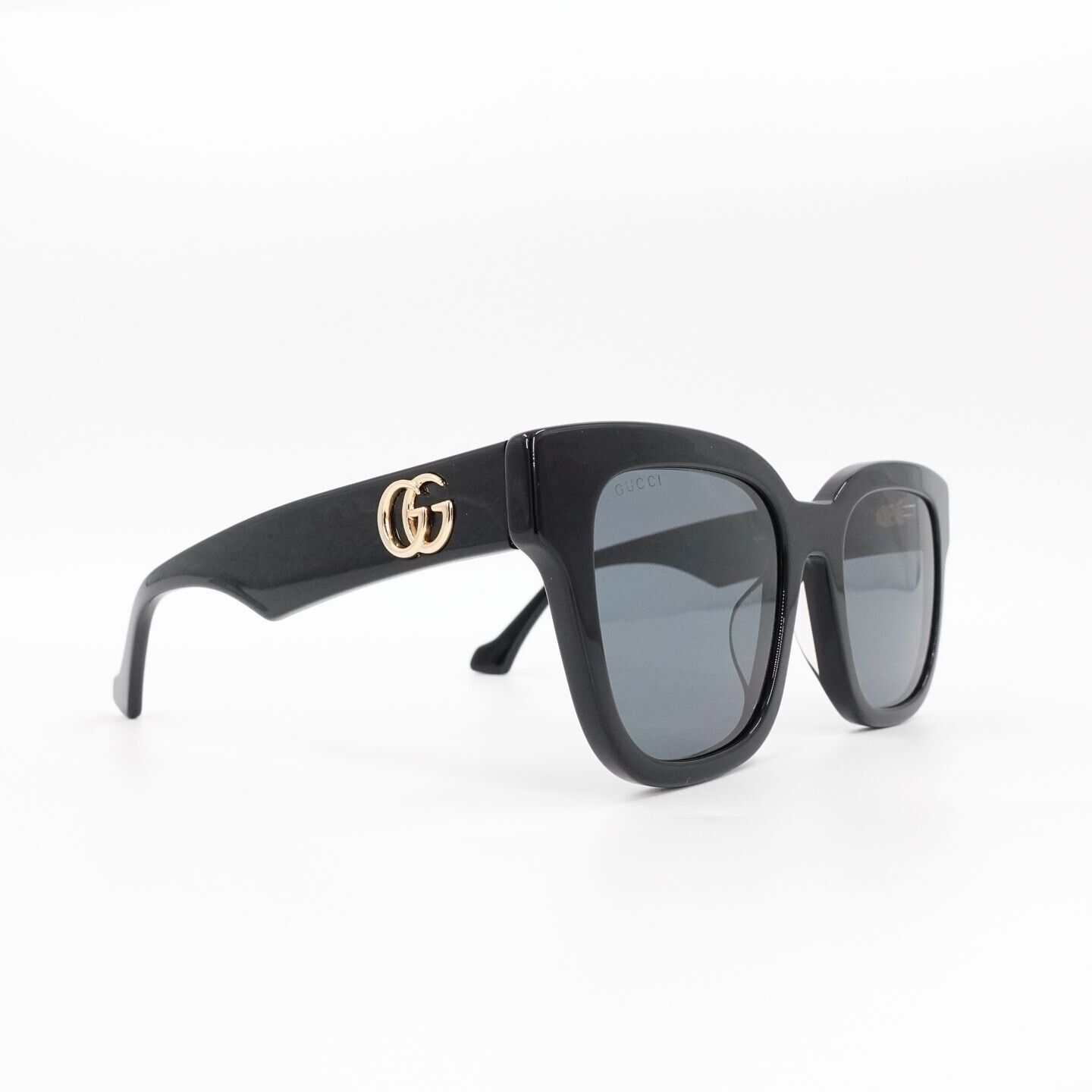Gucci GG0998 Square Sunglasses Black Gray OS | eBay