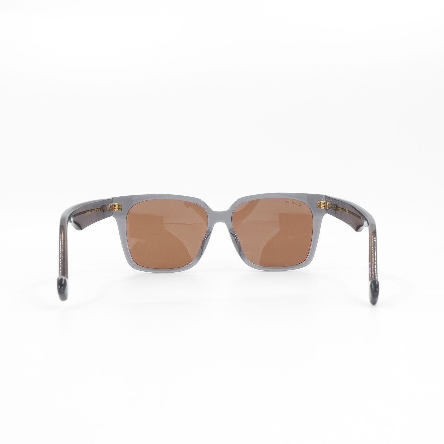 Gucci GG0965 Square Sunglasses Gray Brown OS Gucci GG0962S Tortoise, Brown Prescription Sunglasses main image 4