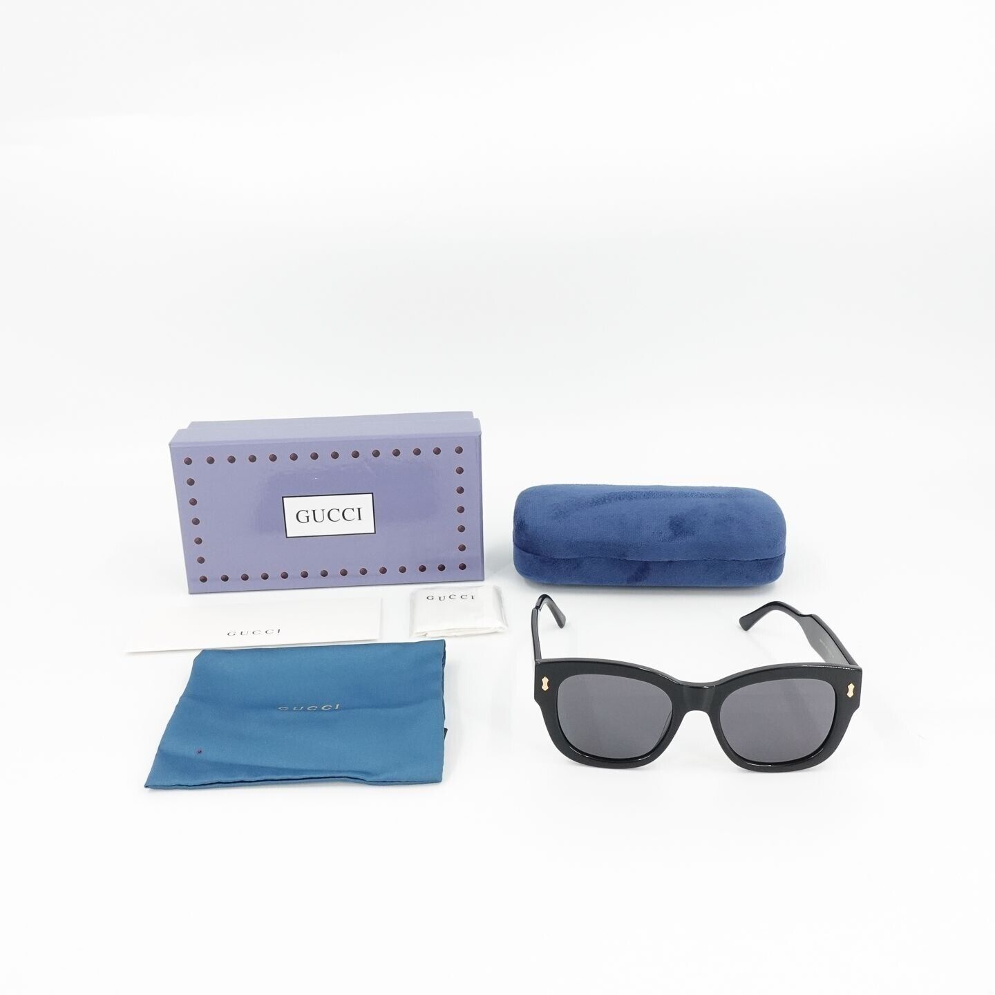 Gucci GG1110 Square Sunglasses Black Gray OS | eBay display picture 3