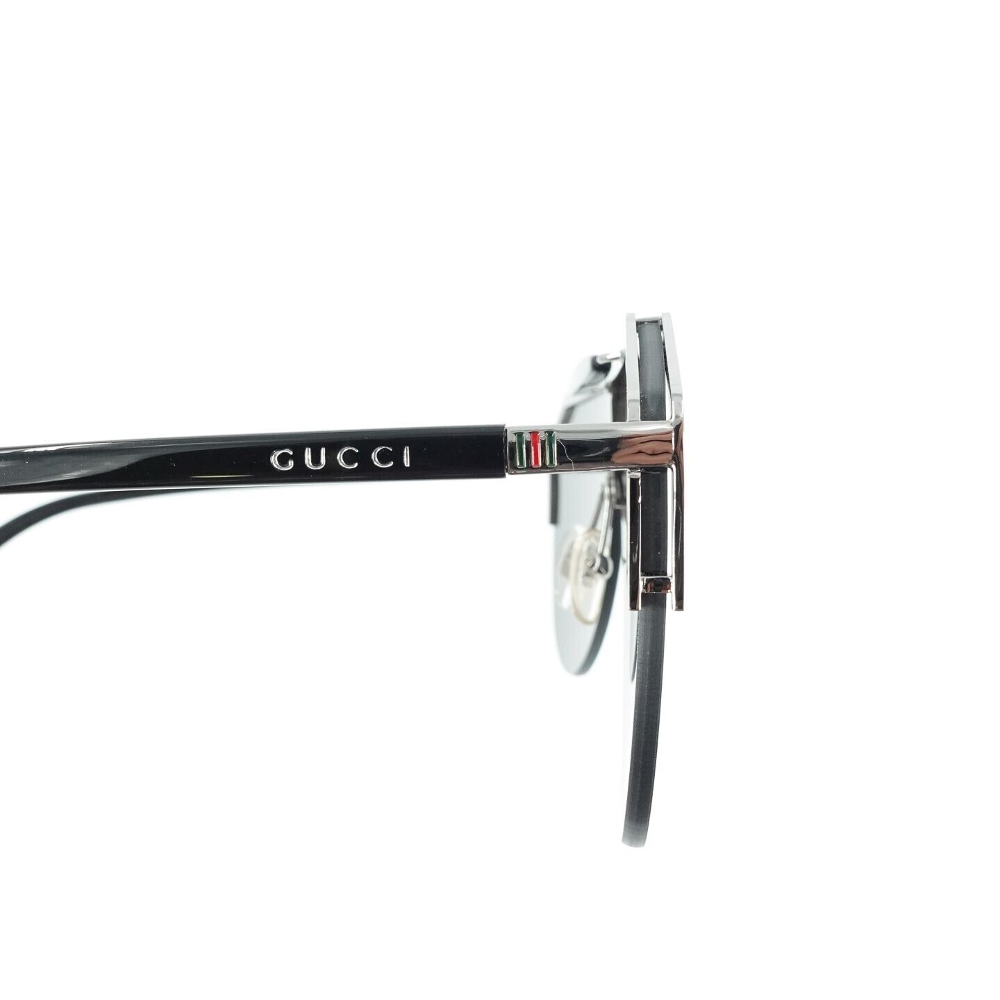 Gucci GG0584 Shield Sunglasses Silver Black OS Gucci GG0584 Shield Sunglasses Silver Black OS | eBay main image 3