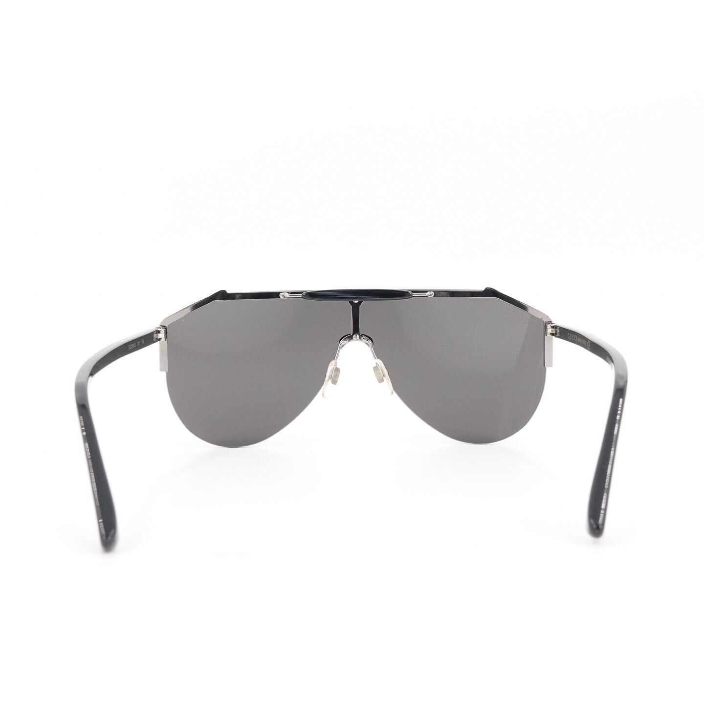 Gucci GG0584 Shield Sunglasses Silver Black OS Gucci GG0584 Shield Sunglasses Silver Black OS | eBay main image 4
