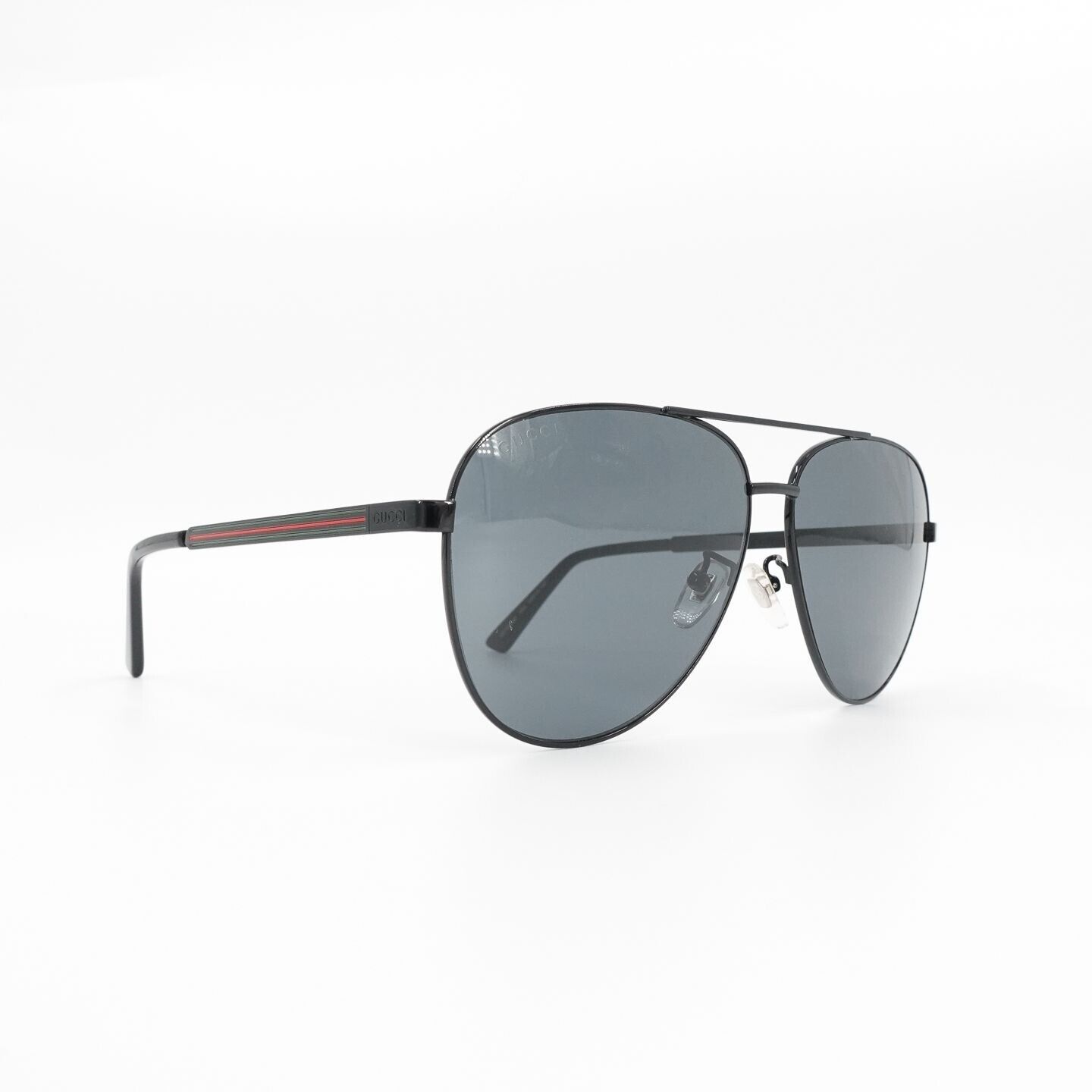 Gucci GG1233 Pilot Sunglasses Black Gray OS - Siding Project display picture 2