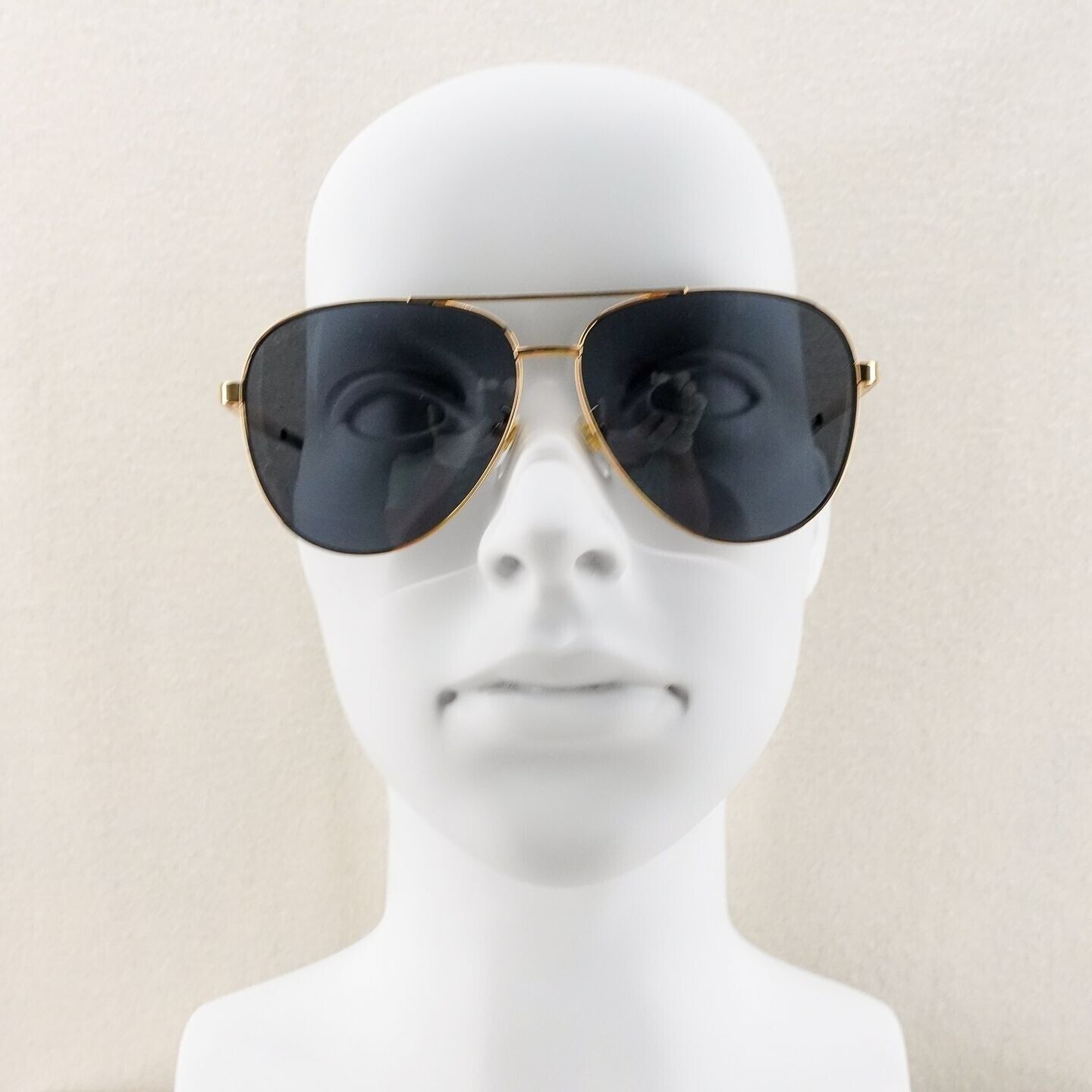 Gucci GG1233 Pilot Sunglasses Gold Gray OS | eBay display picture 1