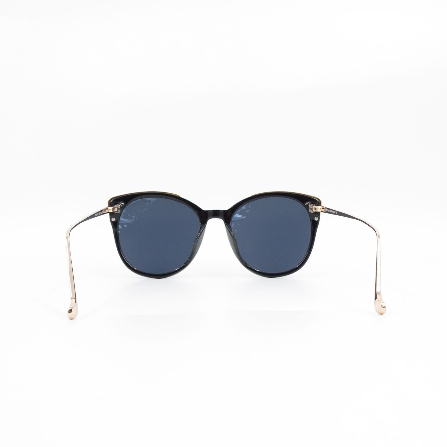 Tom Ford TF641 Round Sunglasses Black and Blue OS ROUND HORN SUNGLASSES | TOM FORD Fashion main image 4
