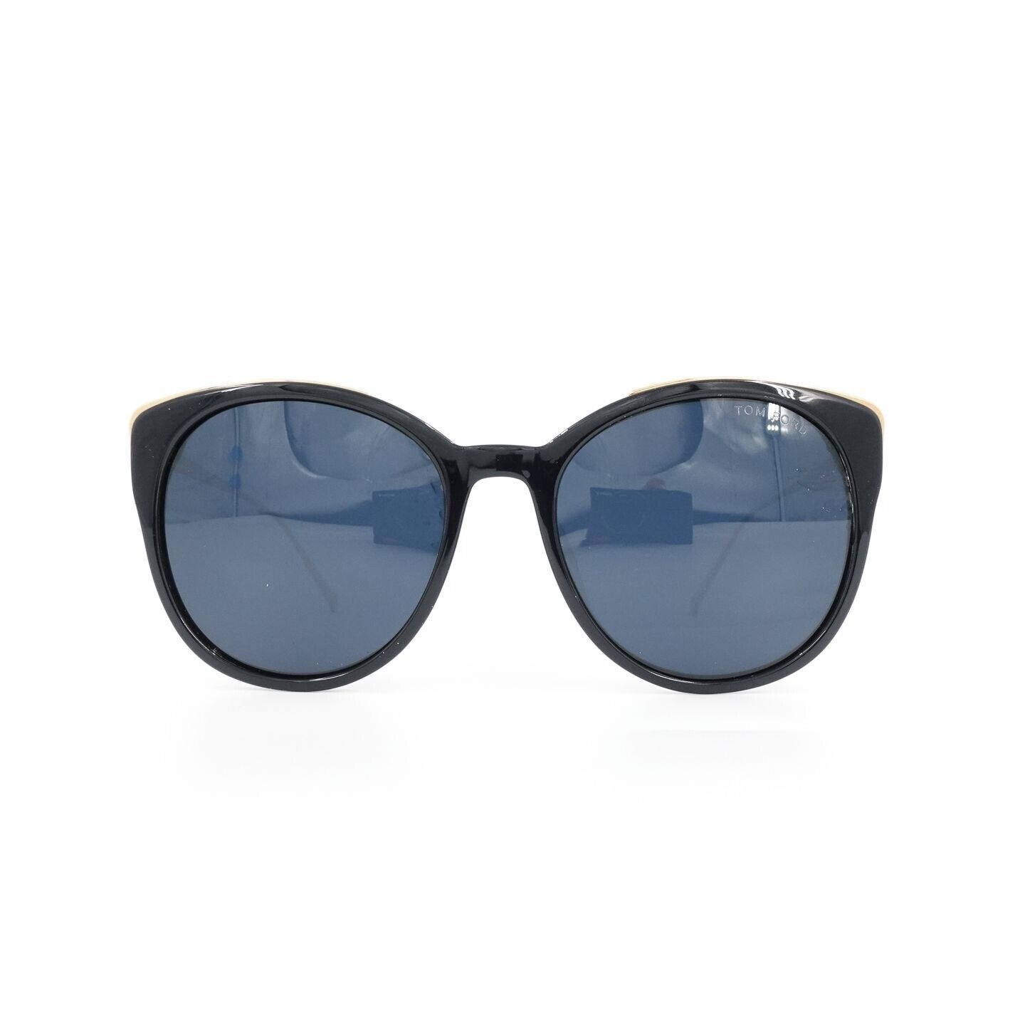 Tom Ford TF641 Round Sunglasses Black and Blue OS | eBay display picture 2