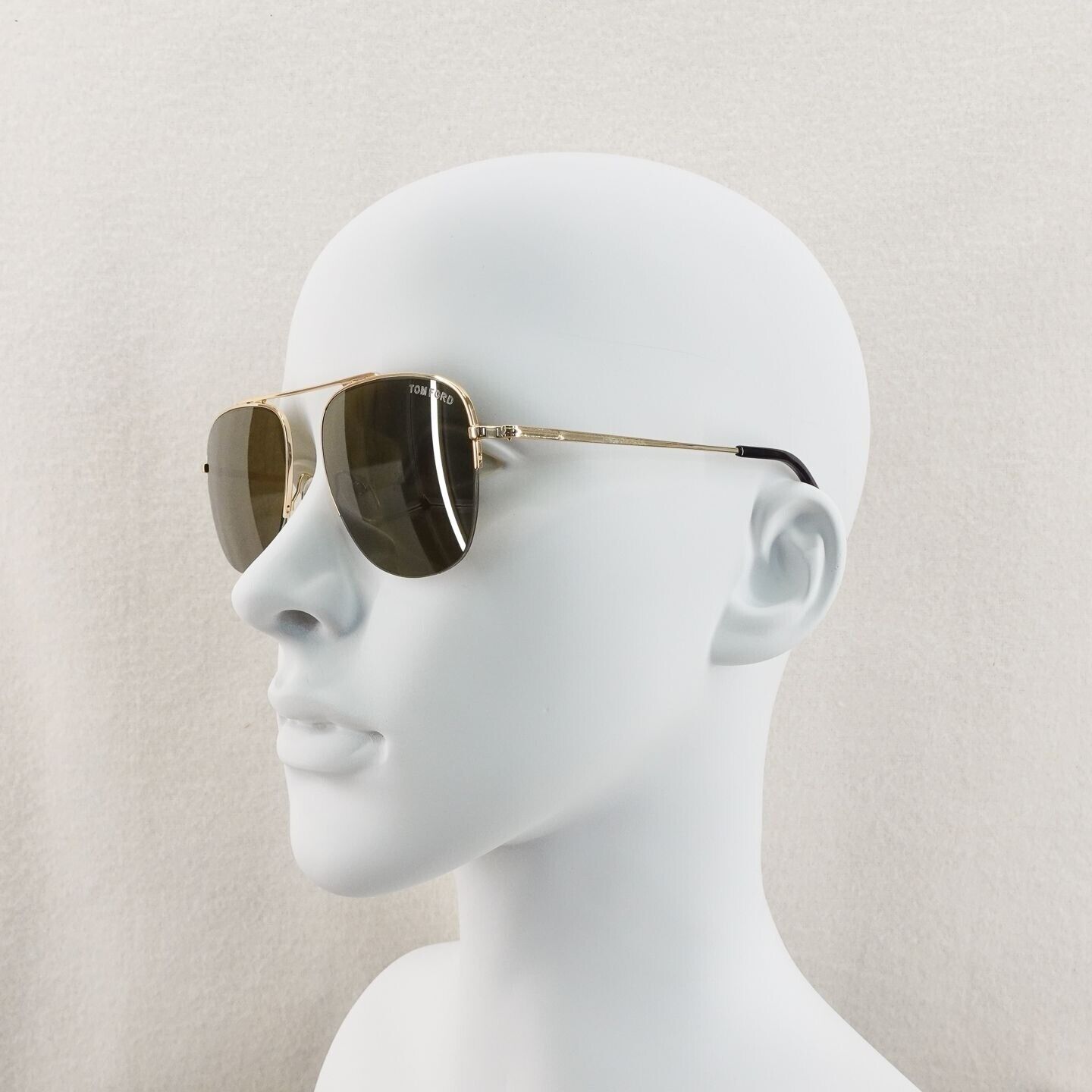 Tom Ford TF667 Abott Sunglasses Brown and Gold OS TF667-30G-1_1f2e5f41-1fdf-4ad7  main image 3