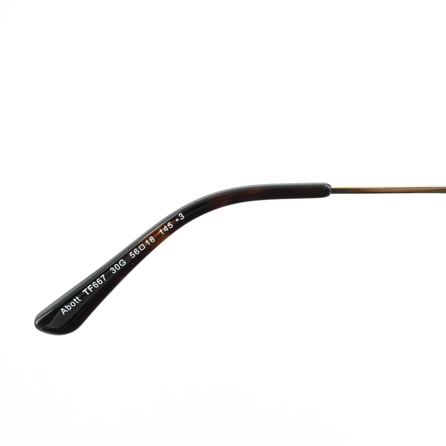 Tom Ford TF-667 Abott Sunglasses Yellow Gold 30G New Tom Ford TF667 Abott Sunglasses Brown and Gold OS | Fash Brands main image 3