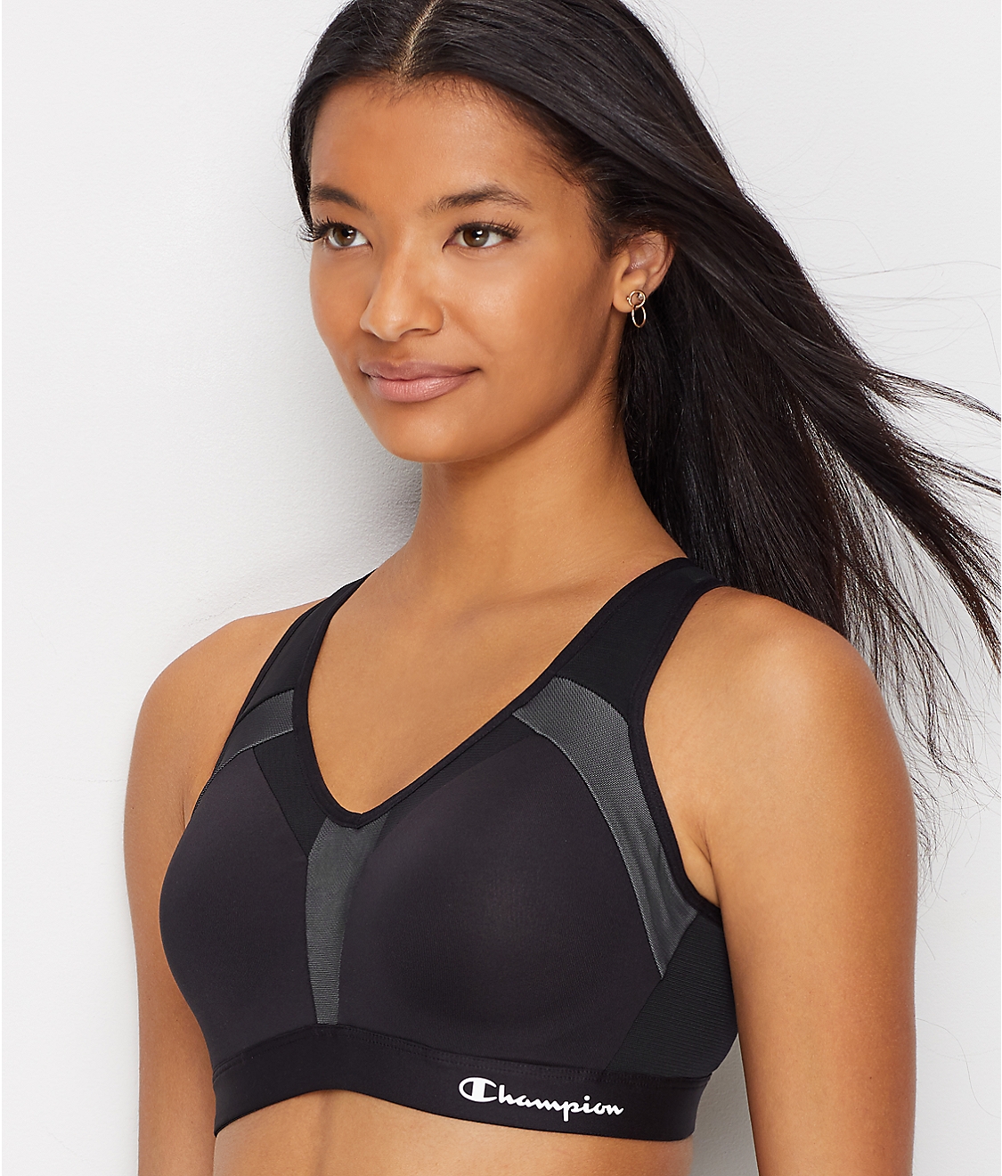 Champion BLACK Motion Control High Impact Sports Bra, US 42C, UK 42C