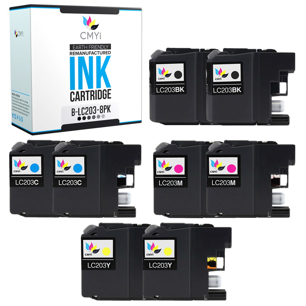 Techsupplies99 LC203 Compatible Ink Cartridge – For Brother MFC-J4320DW J4420DW J4620DW J5520DW J5620DW, 2-Year Warranty