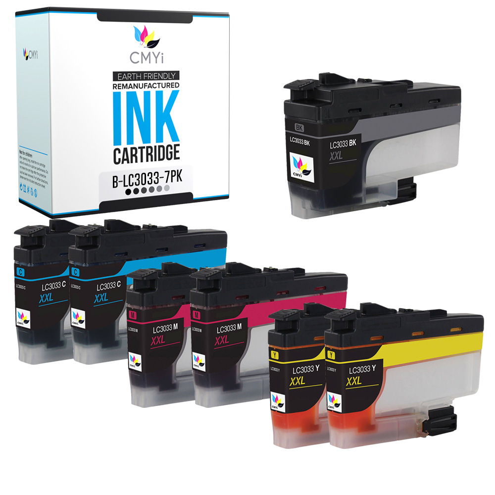 7PK Compatible LC3033 XXL Ink fits Brother MFC-J805DW J815DW J995DW J995DW XL