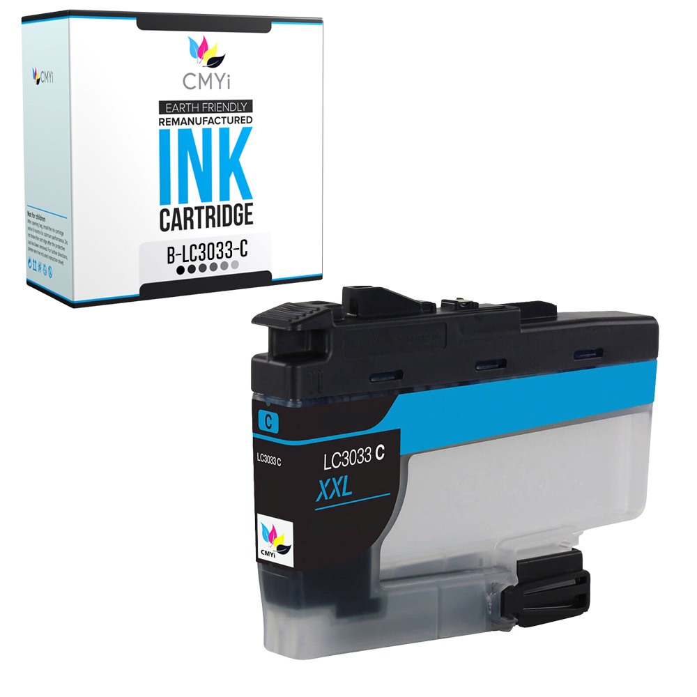 CMYi 1PK Compatible LC3033 Cyan Ink XXL fits Brother MFC-J815DW J805DW J805DW XL