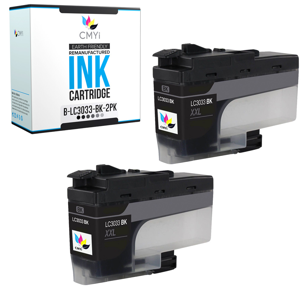 2PK Compatible LC3033BK Ink XXL fits Brother MFC-J805DW J815DW J995DW J995DW XL