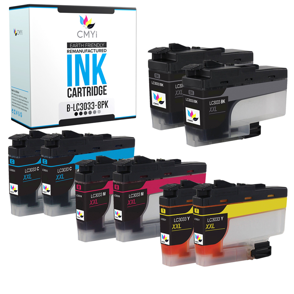 8PK Compatible LC-3033 Ink XXL Cartridges fits Brother MFC-J805DW J815DW J995DW