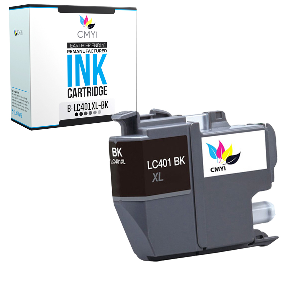 1-Pack Compatible LC401XL Black Ink Cartridge fits Brother MFC-J1010DW J1170DW