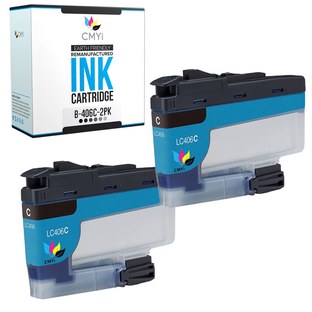 CMYi Compatible Black Color Ink Lot fits Brother LC406 Cartridges for MFC