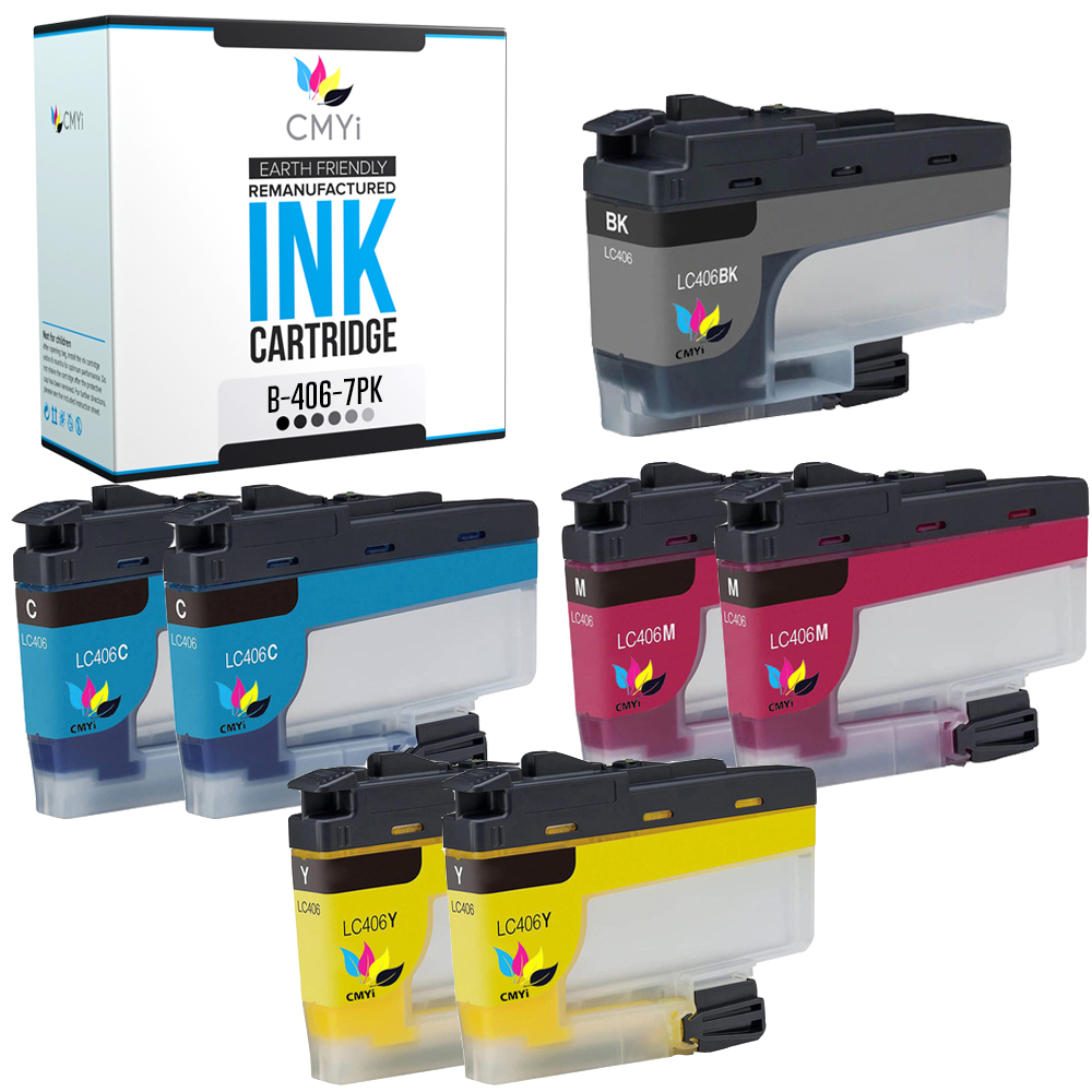 Lote de tinta color negro para cartuchos Brother LC406 para MFC - Imagen 90 de 103