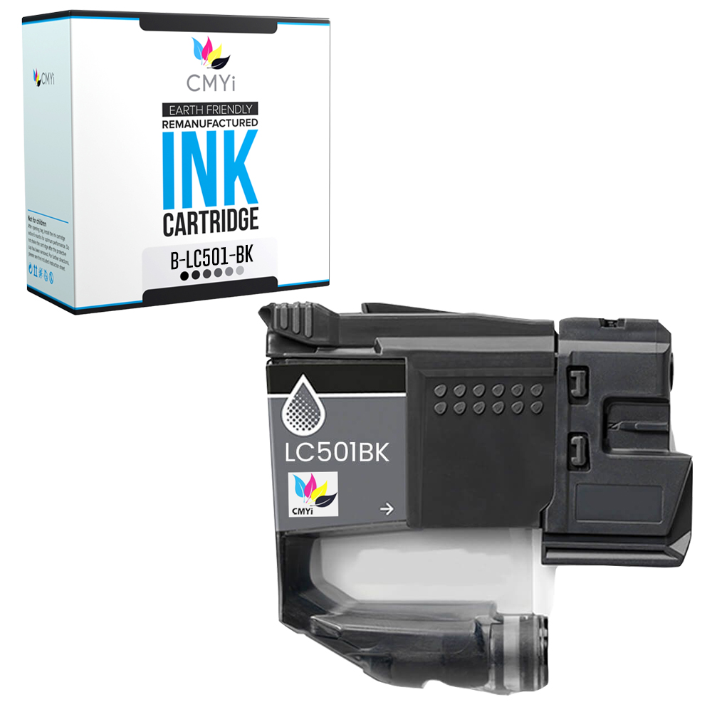 Compatible Black Color Ink Lot fits Brother LC501 MFC-J1260DW J1360DW J1410DW