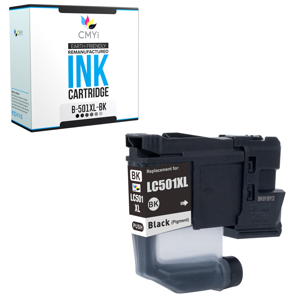 Compatible Black Color Ink Lot fits Brother LC501XL MFC-J1260DW J1360DW J1410DW