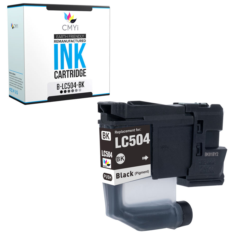 1-Pack Compatible CMYi LC504 Black Ink fits Brother INKvestment MFC-J1365DW