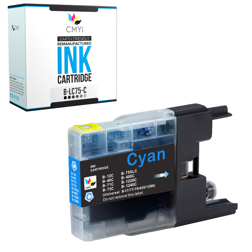 Compatible CMYi Black Color Ink Cartridges Lot fits Brother LC75 DCP and MFC