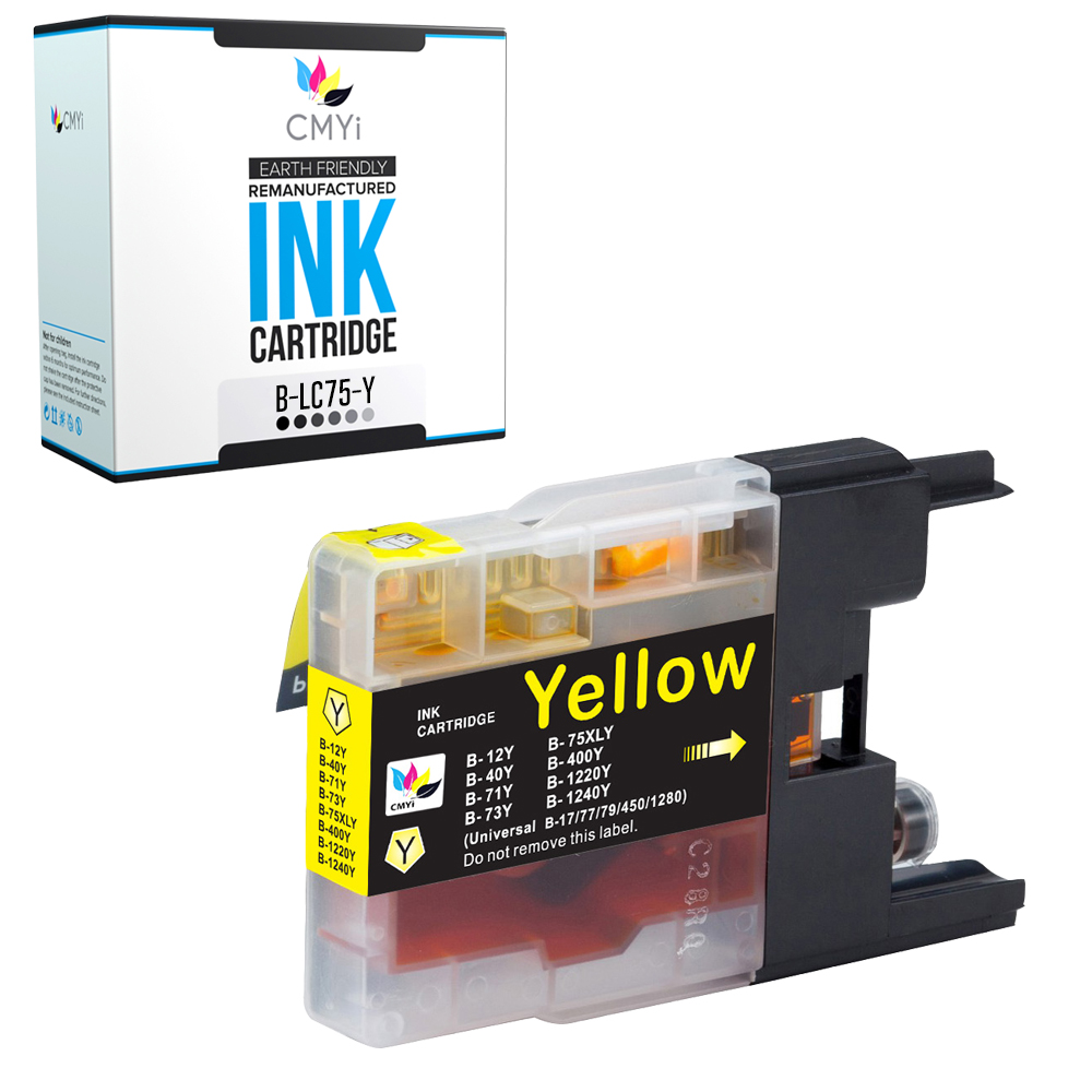 Compatible CMYi Black Color Ink Cartridges Lot fits Brother LC75 DCP and MFC