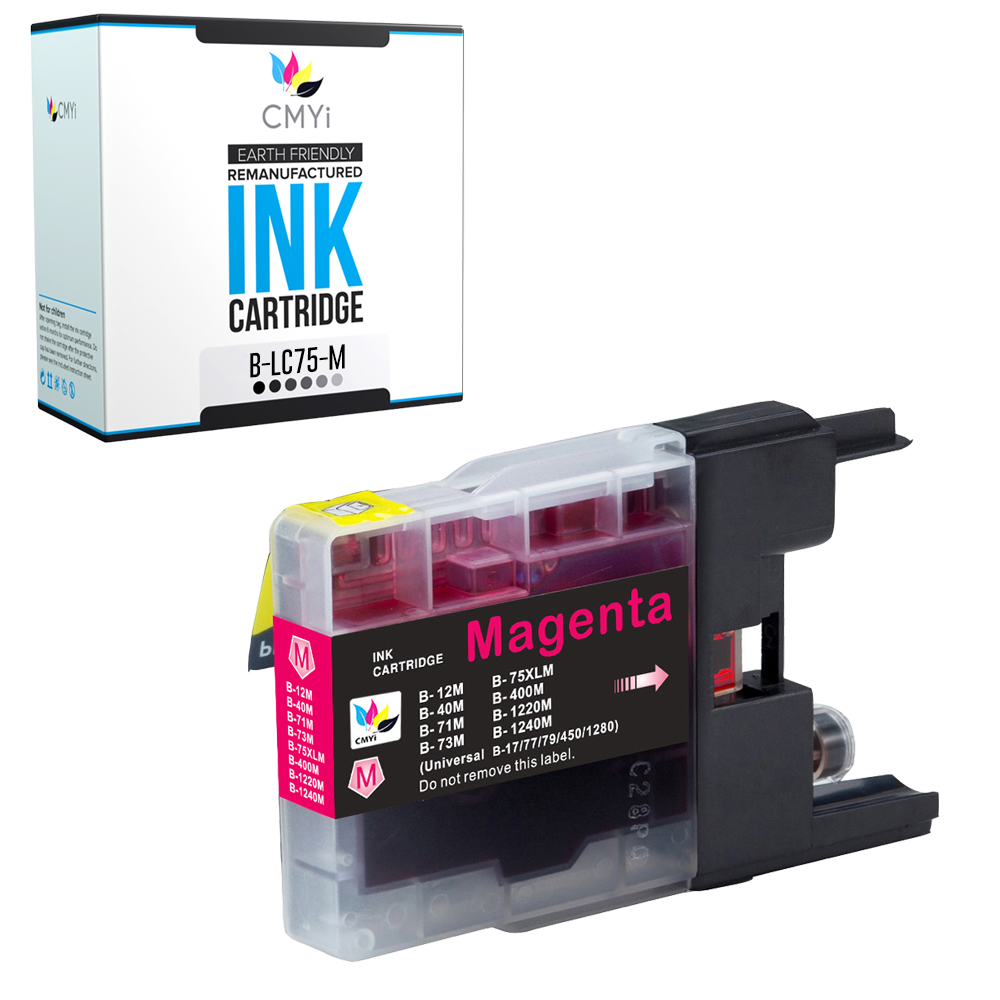 Compatible CMYi Black Color Ink Cartridges Lot fits Brother LC75 DCP and MFC