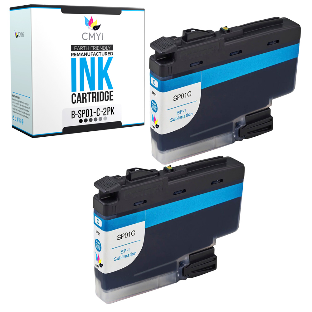 Compatible 2-Pack SP01CS Ink Cartridges fits Brother SP1 Sublimation Printer