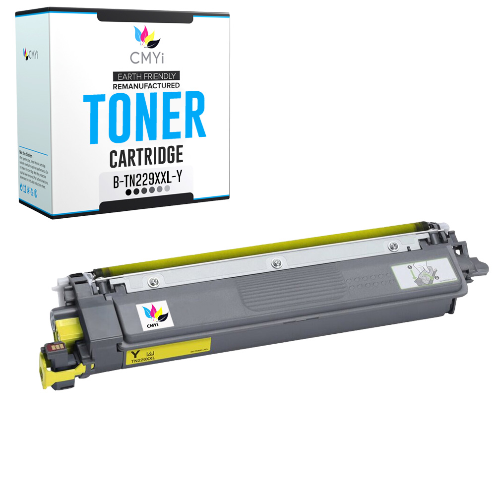 1PK Compatible TN229XXL Yellow Toner Cartridge fits Brother MFCL3780CDW L8395CDW