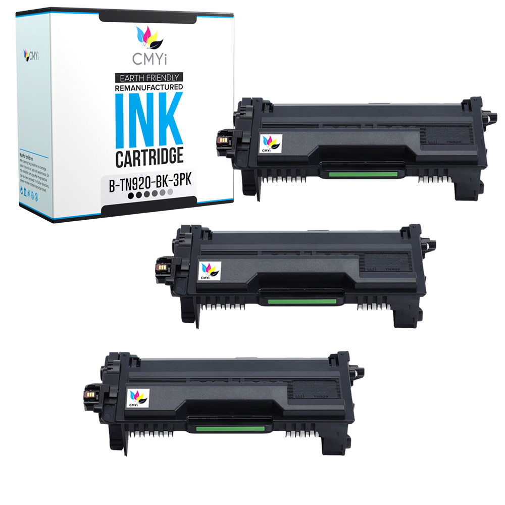 CMYi 3-Pack Compatible TN920 Toner Cartridge fits Brother HL-L5215DW L6210DWT