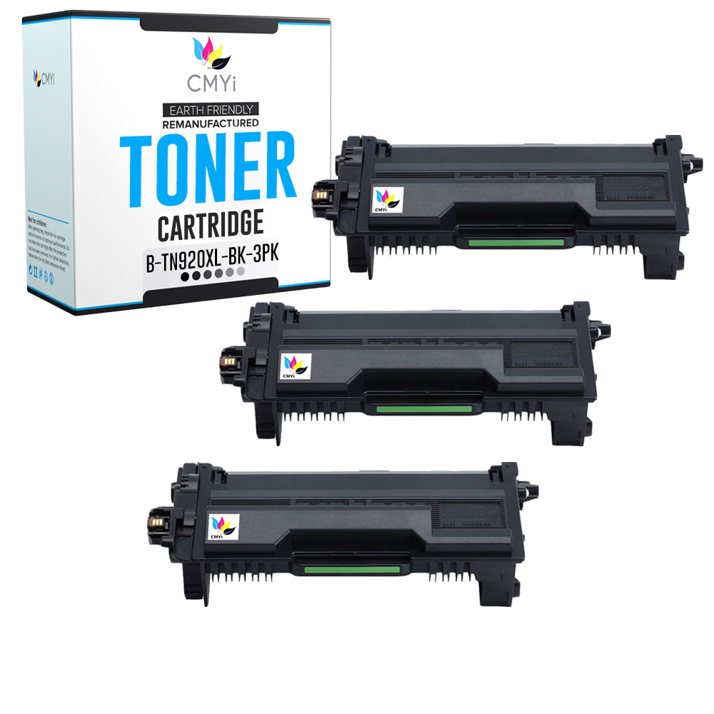 CMYi Compatible Black Toner Cartridge Lot Combo Pack fits Brother TN920XL