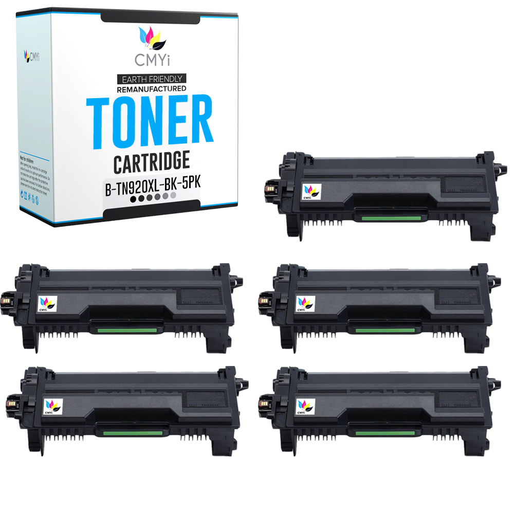 CMYi Compatible Black Toner Cartridge Lot Combo Pack fits Brother TN920XL